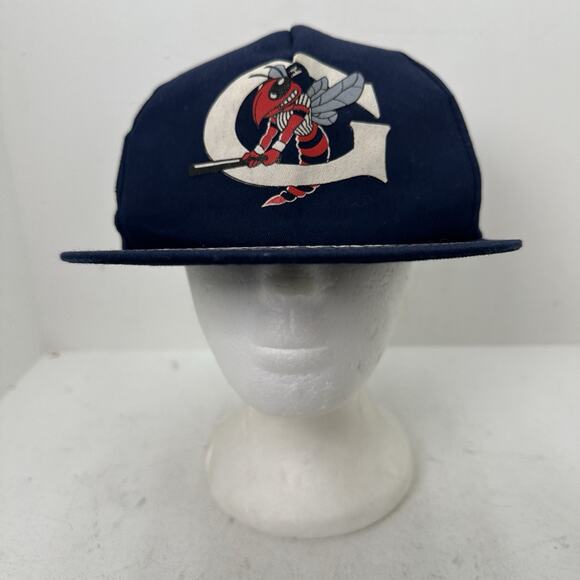 VTG Greensboro Hornets Cap Hat Adjustable Snapback Adult One Size MiLB SGA - Picture 2 of 9